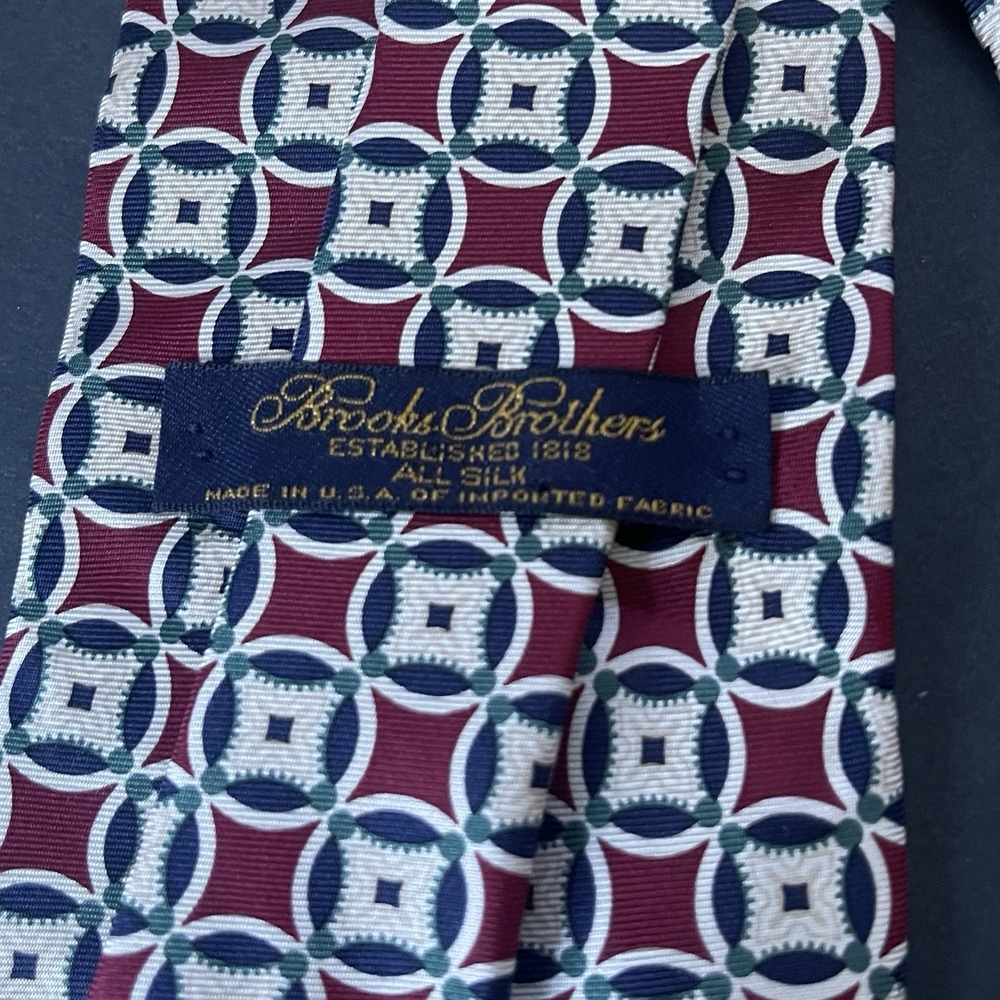 BROOKS BROTHERS, Established 1818,100% Silk,Necktie‎ USA Designer